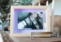 Long Distance Friendship Picture Frame Lamps (Set of 2)