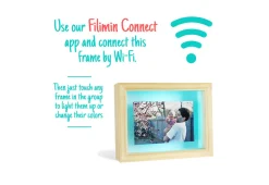 Long Distance Friendship Picture Frame Lamps (Set of 2)