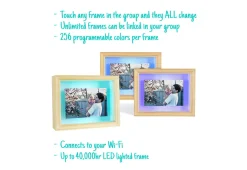 Long Distance Friendship Picture Frame Lamps (Set of 2)