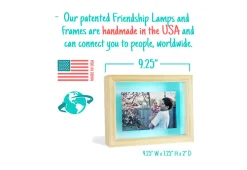 Long Distance Friendship Picture Frame Lamps (Set of 2)