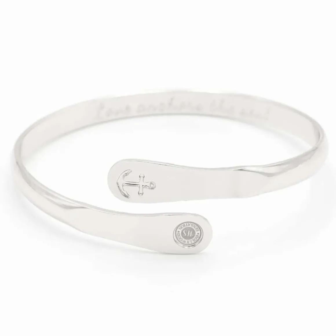 Love Anchors the Soul Engraved Bracelet