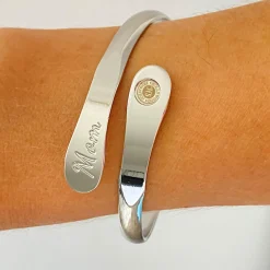 Love You Mom Engraved Bracelet