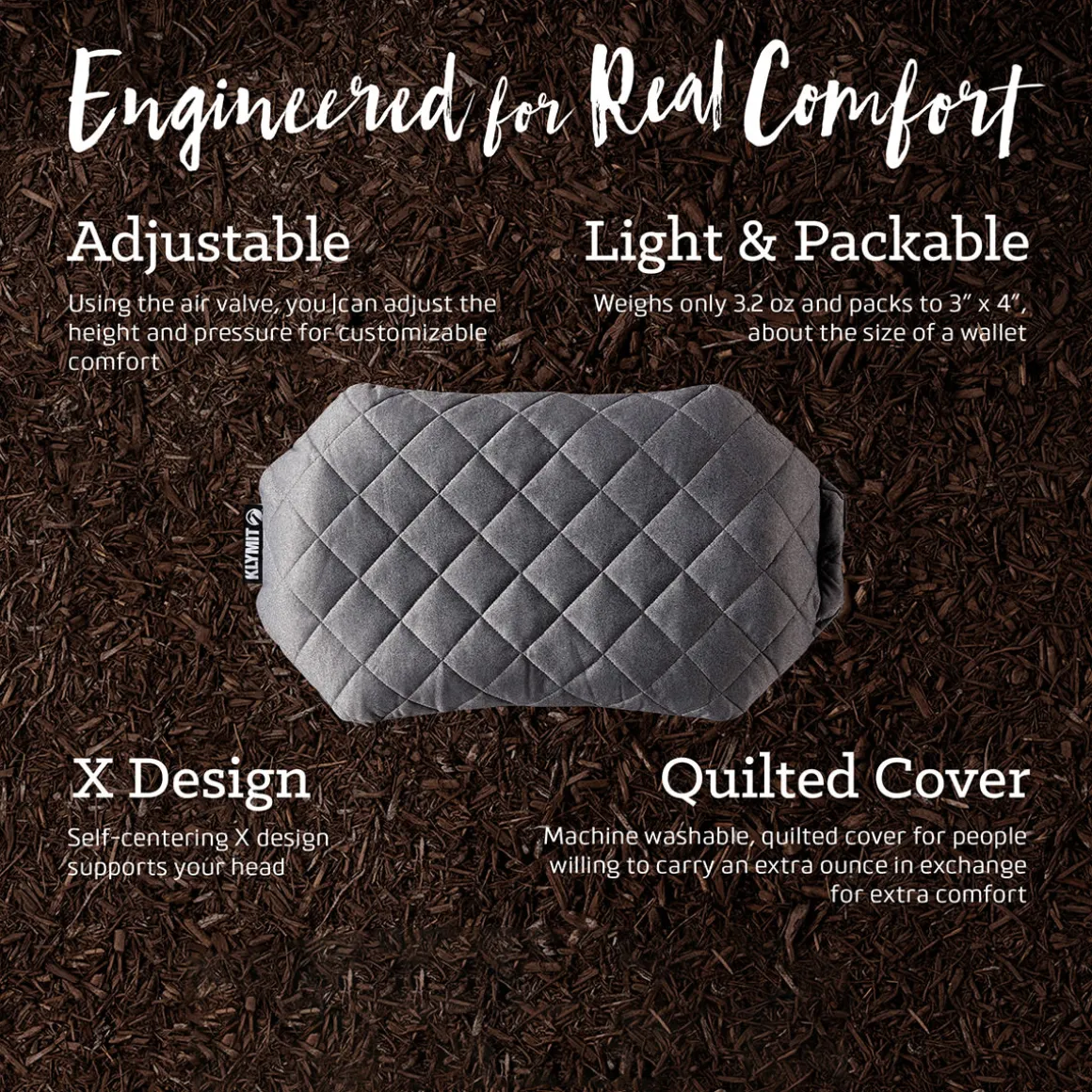 Luxe Inflatable Camping Pillow