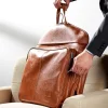 Luxury Leather Garment Bag