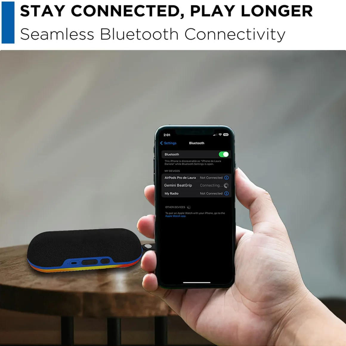 Magnetic Bluetooth Speaker