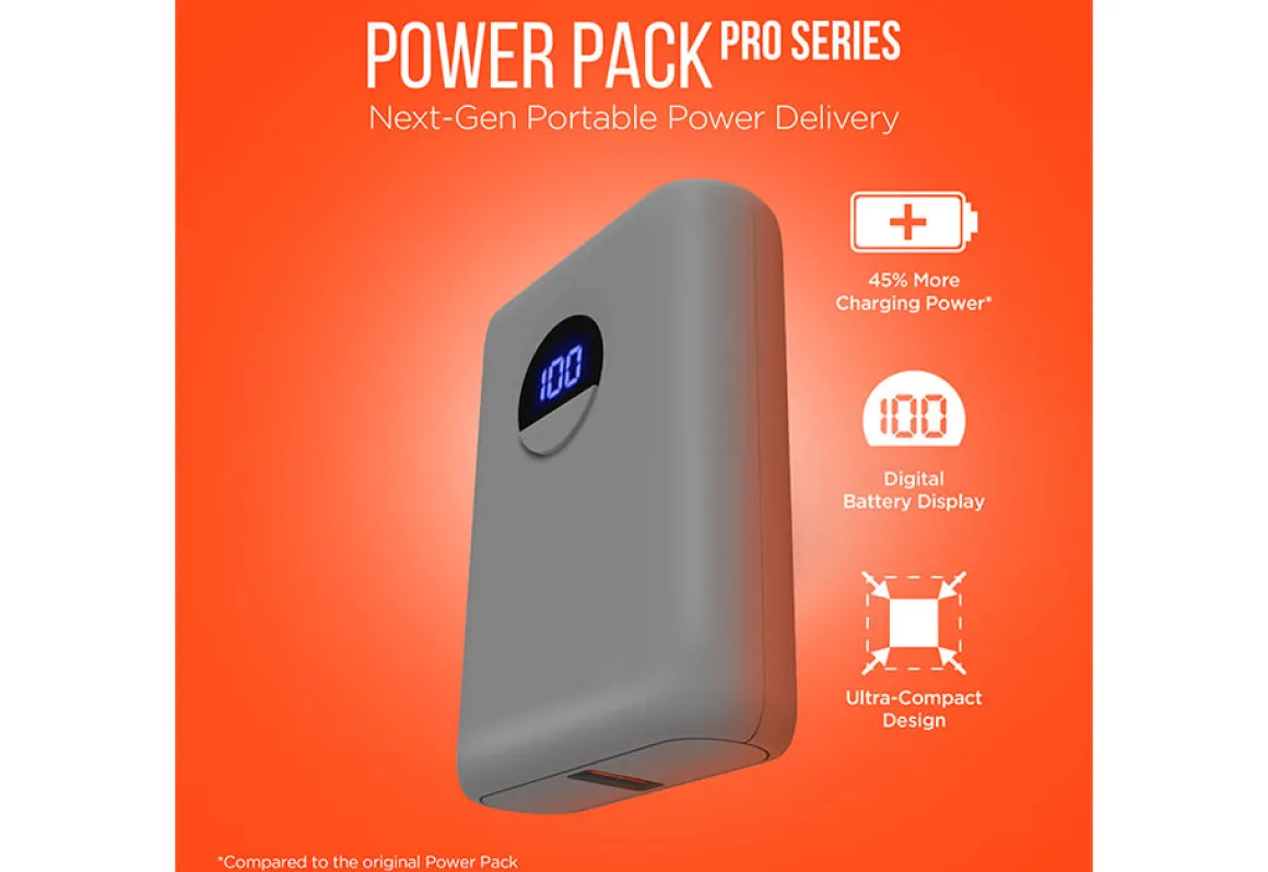 10,000mAh Fast Charge Power Bank with Digital Display