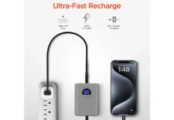 10,000mAh Fast Charge Power Bank with Digital Display
