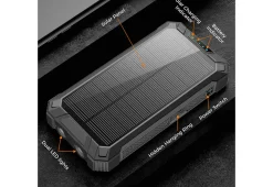 20000mAh Solar Power Bank with Wireless Charging
