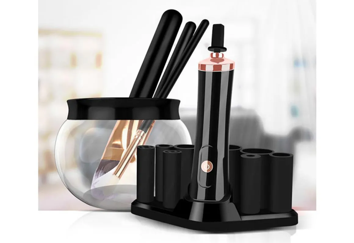 Make Up Brush Cleaner With Brush Set