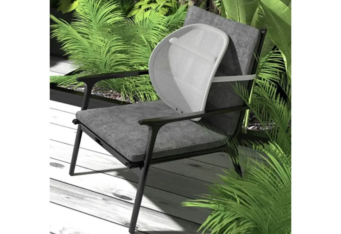 Mesh Lumbar Support with Cooling Fans