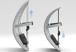 Mesh Lumbar Support with Cooling Fans