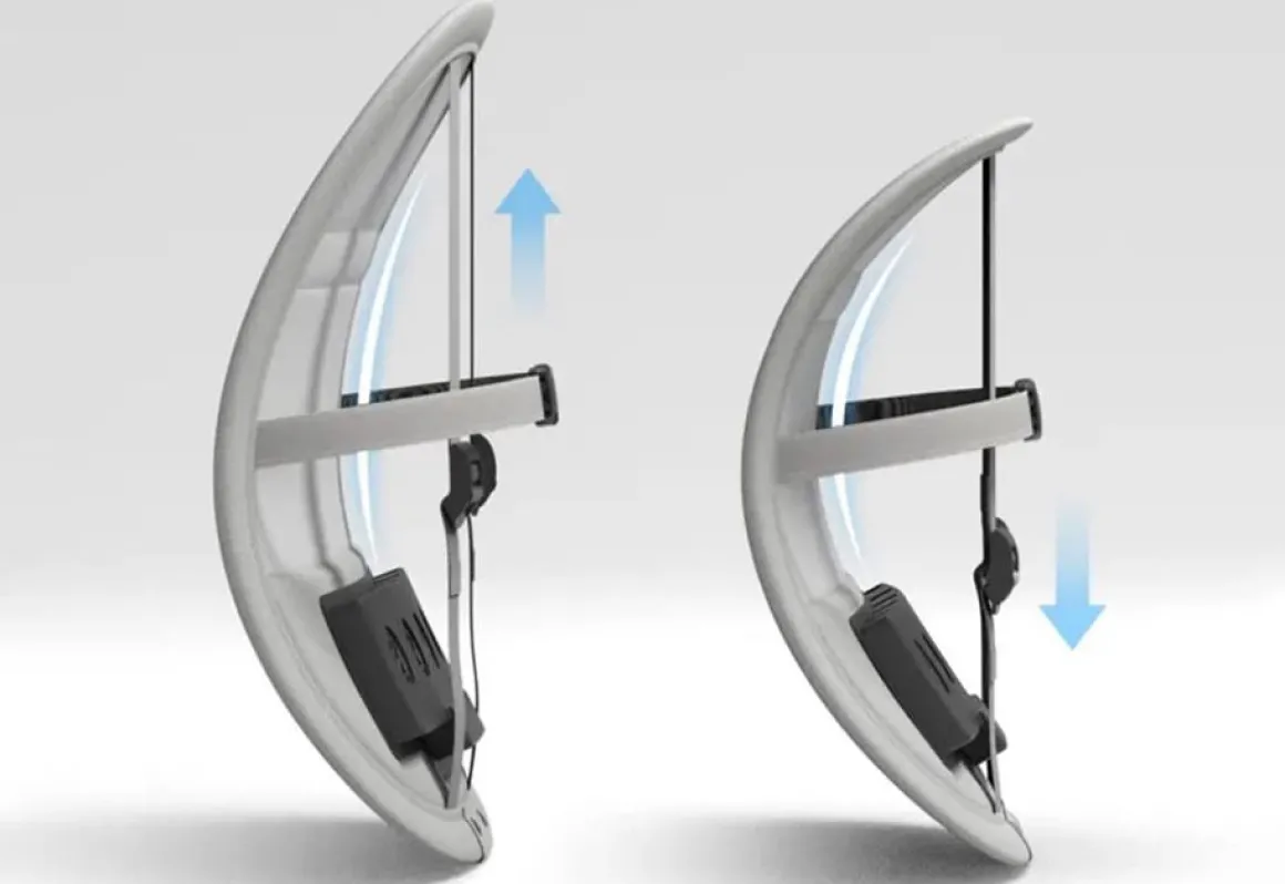 Mesh Lumbar Support with Cooling Fans