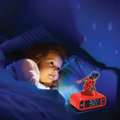 Miraculous Ladybug Digital Alarm Clock with Nightlight