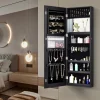 Mirrored Jewelry Cabinet Organizer