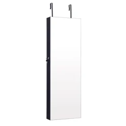 Mirrored Jewelry Cabinet Organizer