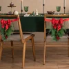 Mixed Cedar and Pine Christmas Chair Back Swags (Set of 2)