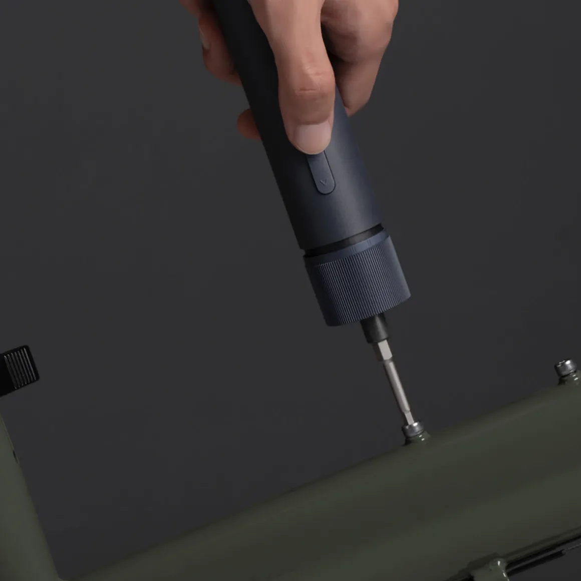 Modern Electric Screwdriver and Tool Set