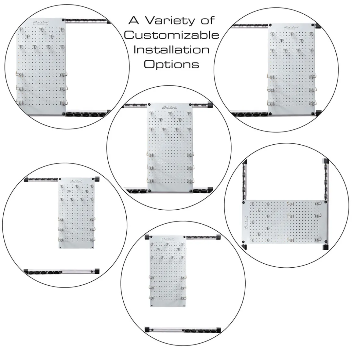 Modular 5 Fishing Rod Rack and Tackle Organizer