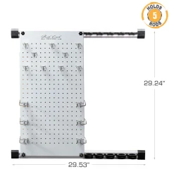 Modular 5 Fishing Rod Rack and Tackle Organizer