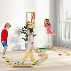 Montessori Balance Beam Set with Stepping Stones