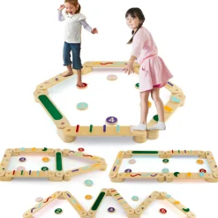 Montessori Balance Beam Set with Stepping Stones