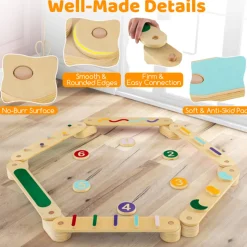 Montessori Balance Beam Set with Stepping Stones