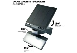 Motion Activated LED Solar Powered Flood Light