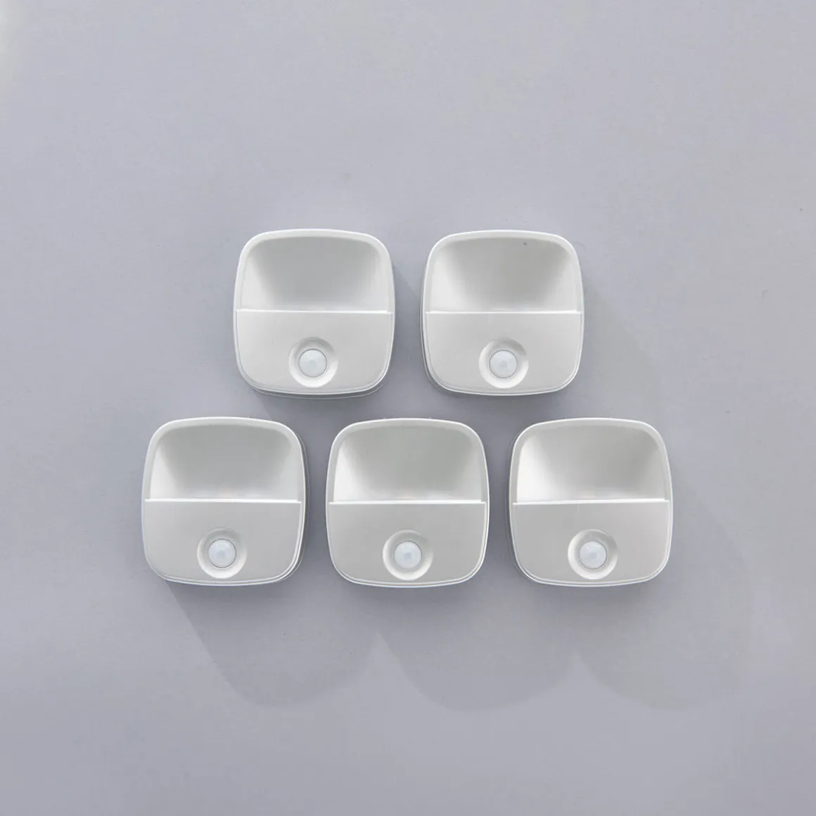Motion Activated Place Anywhere Lights by Sharper Image (Set of 5)