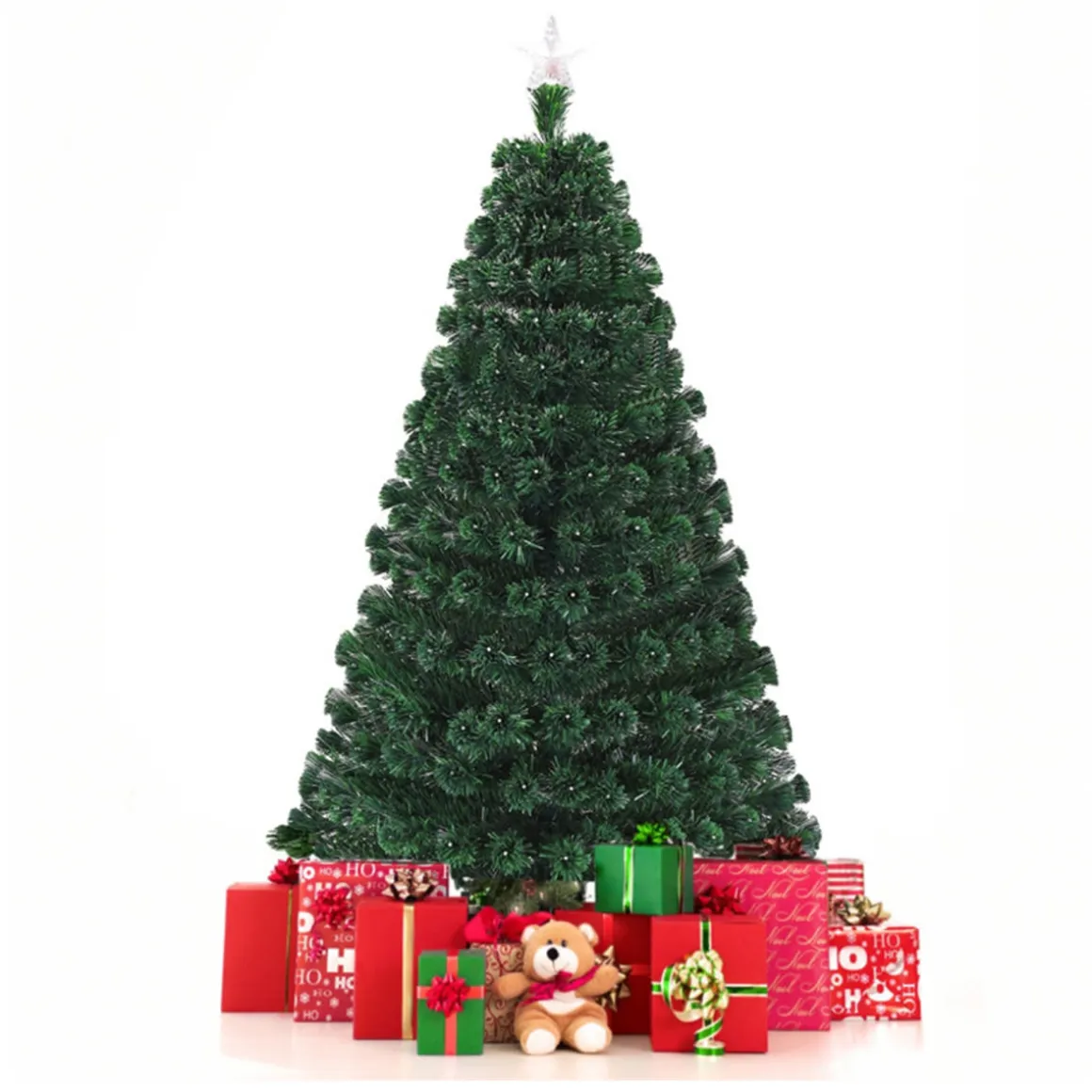 Multicolor Pre-lit Artificial Christmas Tree