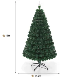Multicolor Pre-lit Artificial Christmas Tree