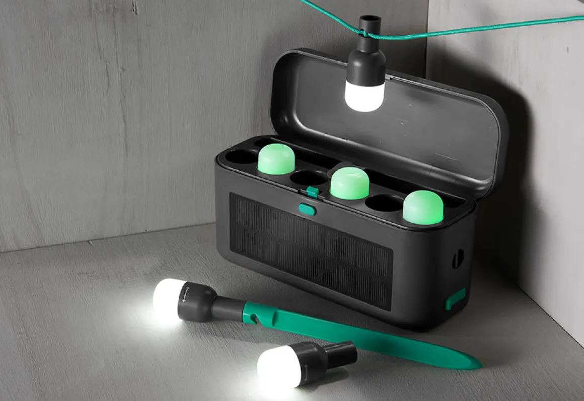 Multifunction Solar Powered Site Lights (Set of 6)