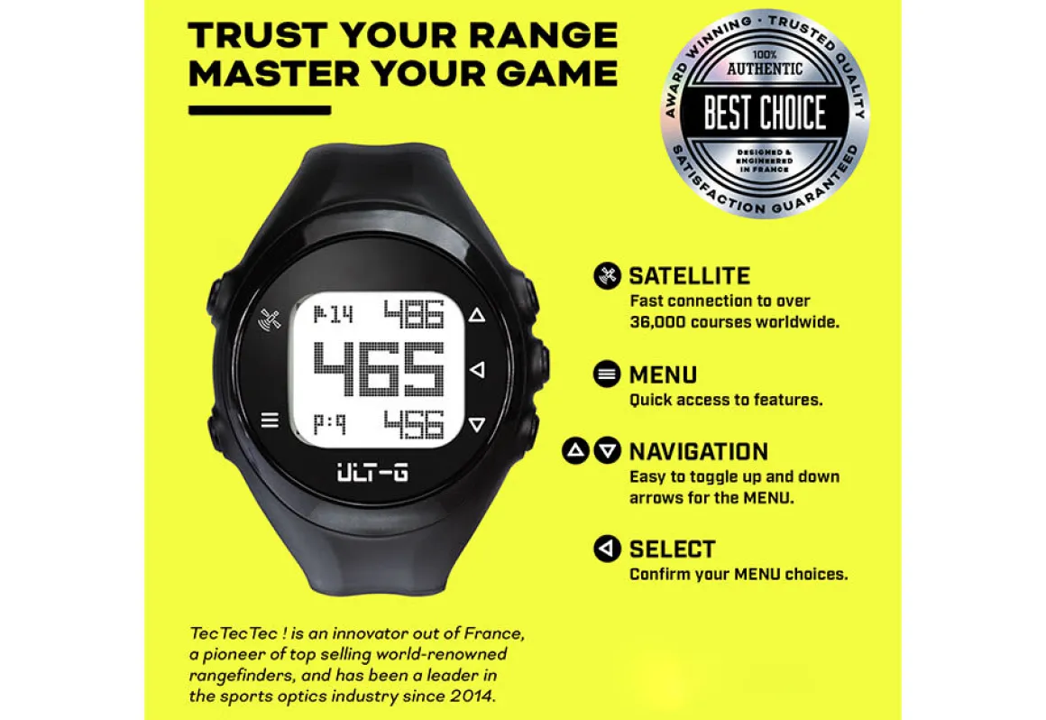 Multi-Functional GPS Golf Watch