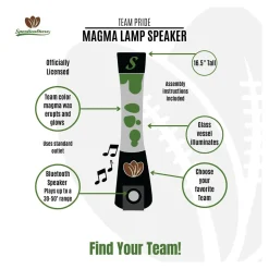 NCAA Magma Lamp with Bluetooth Speaker
