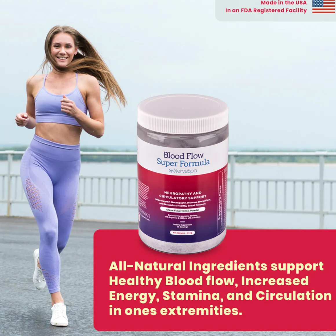 NerveSpa Blood Flow Super Formula Drink Powder