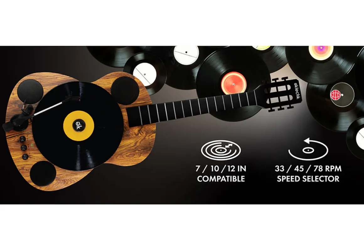 Novelty Guitar Turntable