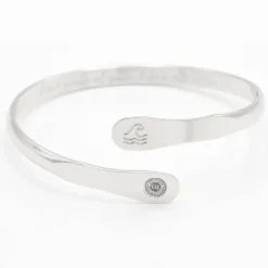 Ocean Wave Engraved Bracelet