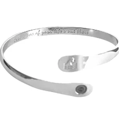 Ocean Wave Engraved Bracelet