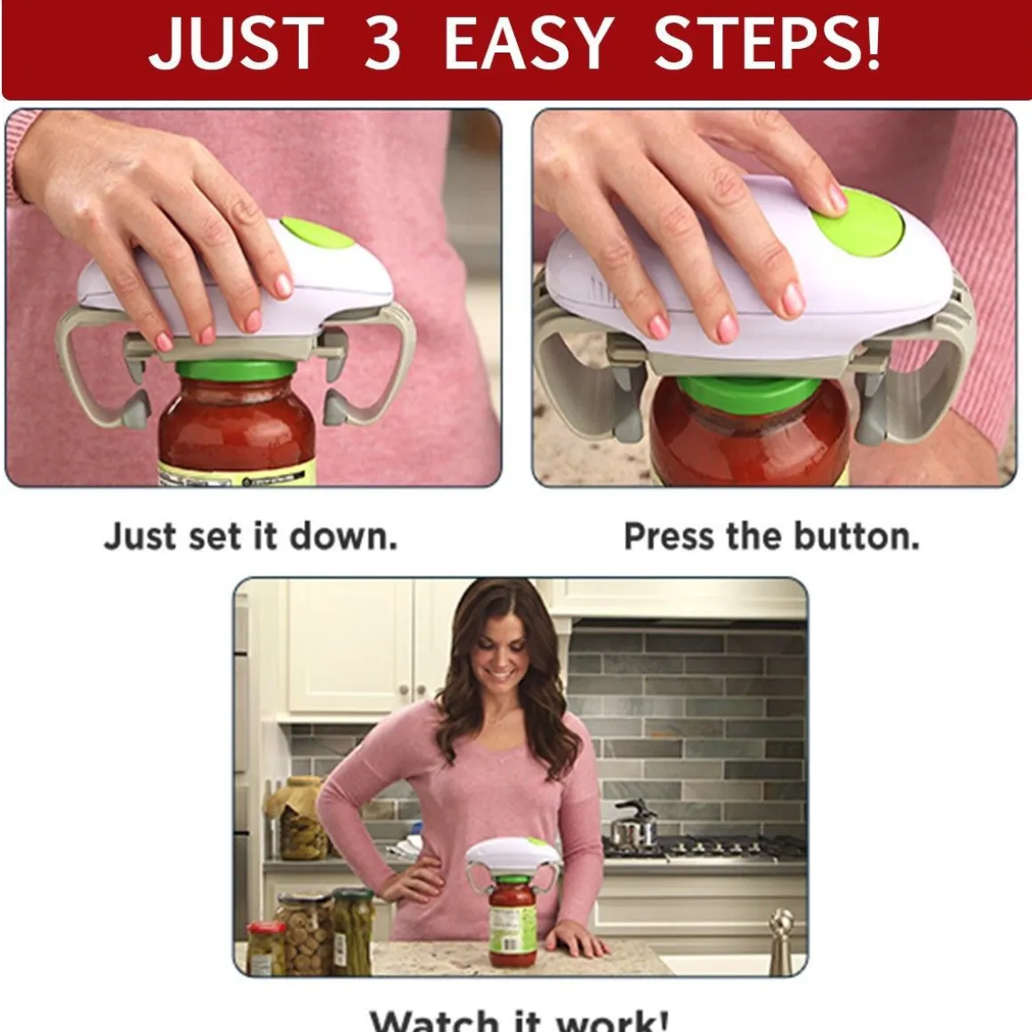 One Touch Jar Opener