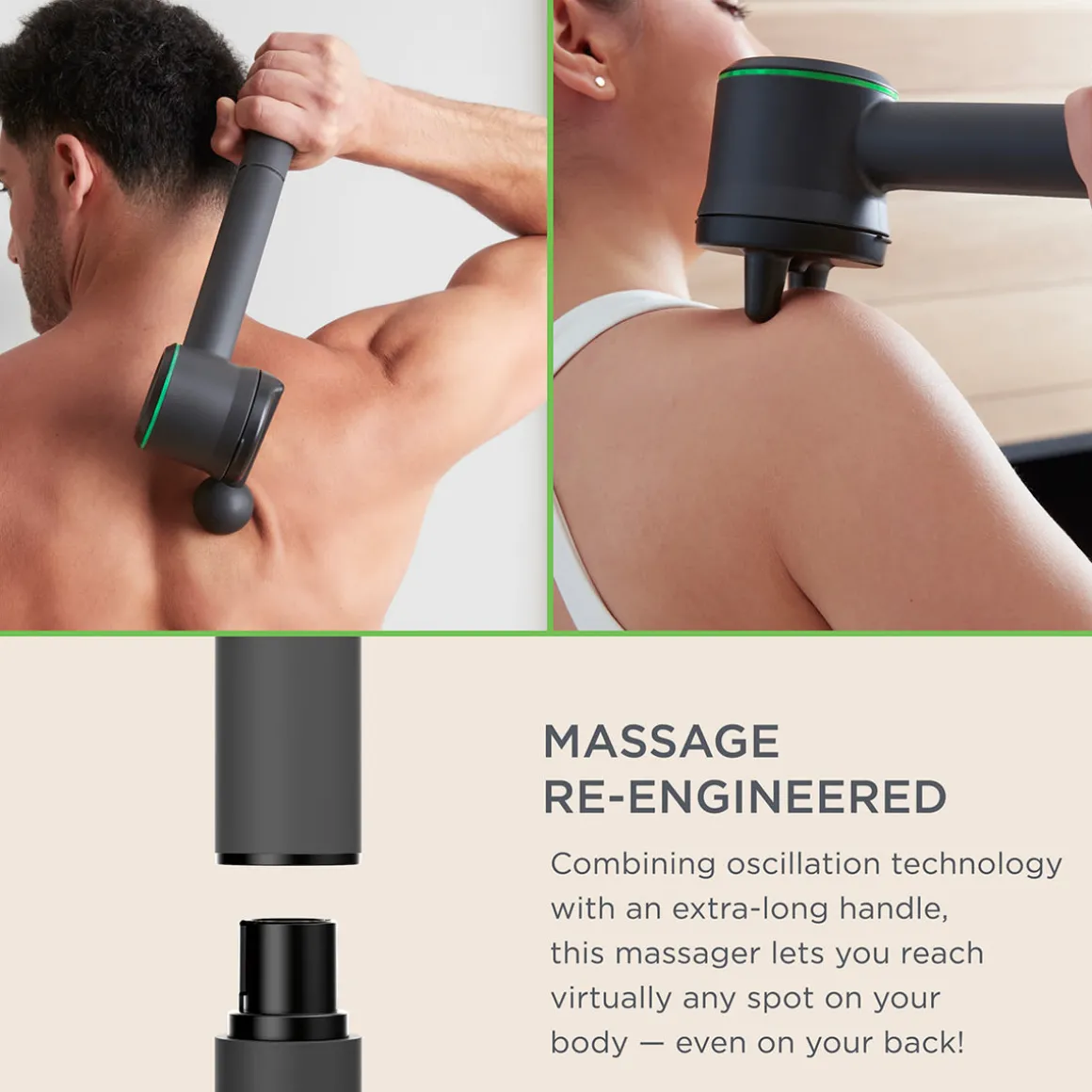 Oscillating Percussion and Shiatsu Massager