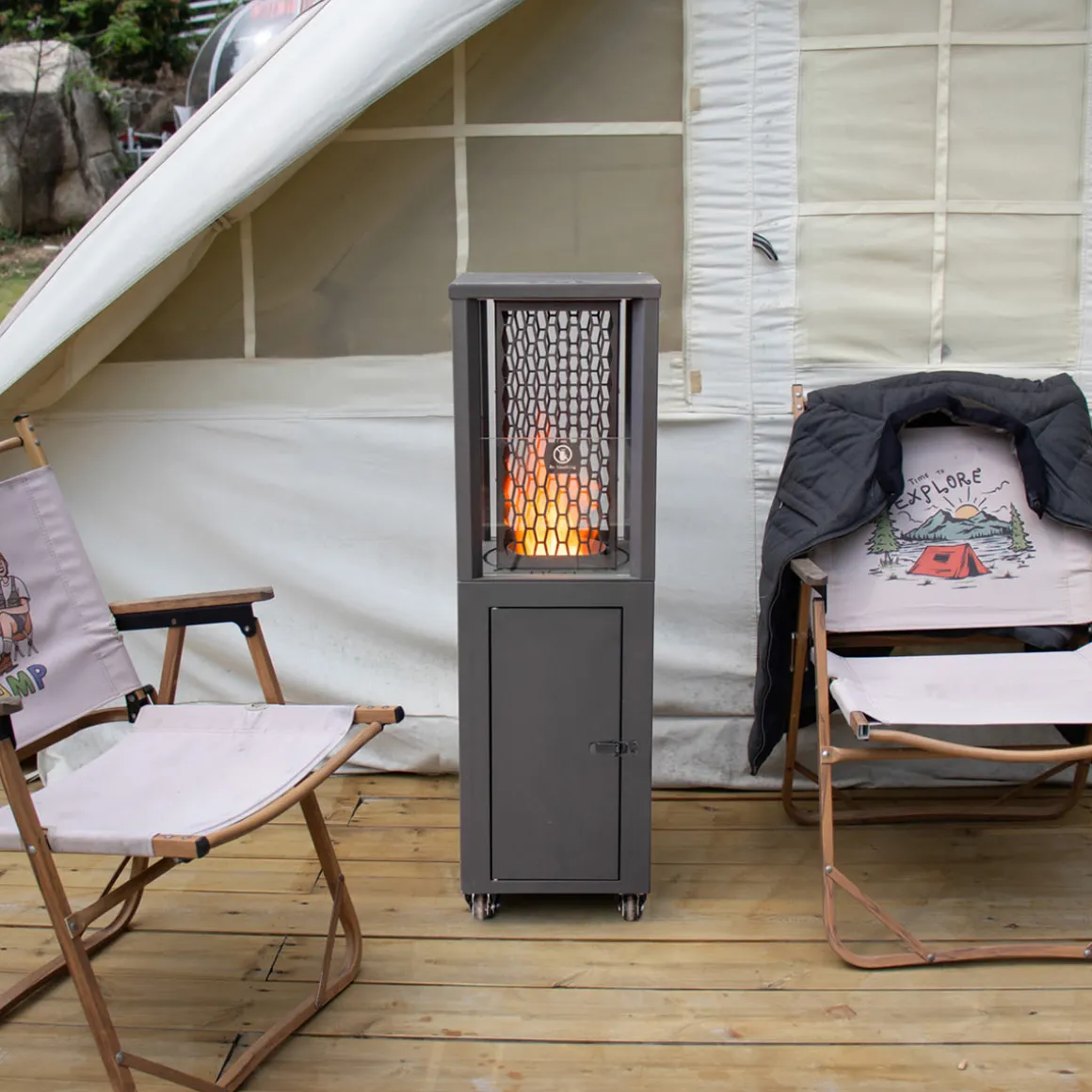Outdoor Wood Pellet Patio Heater