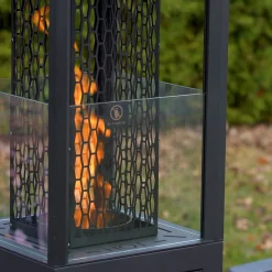 Outdoor Wood Pellet Patio Heater with Fan