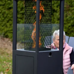Outdoor Wood Pellet Patio Heater with Fan