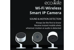 1080P Indoor Smart Security Camera with Wi-Fi