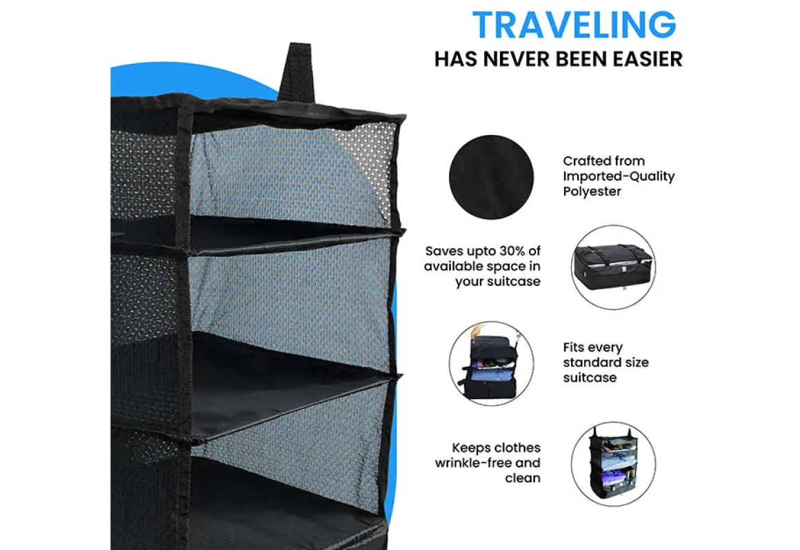 Packable Hanging Shelves (Set of 2)