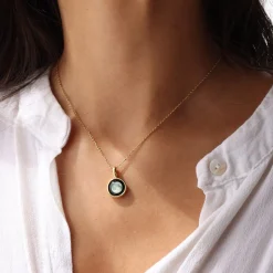 Personalized Choose Your Moon Phase Sky Light Necklace
