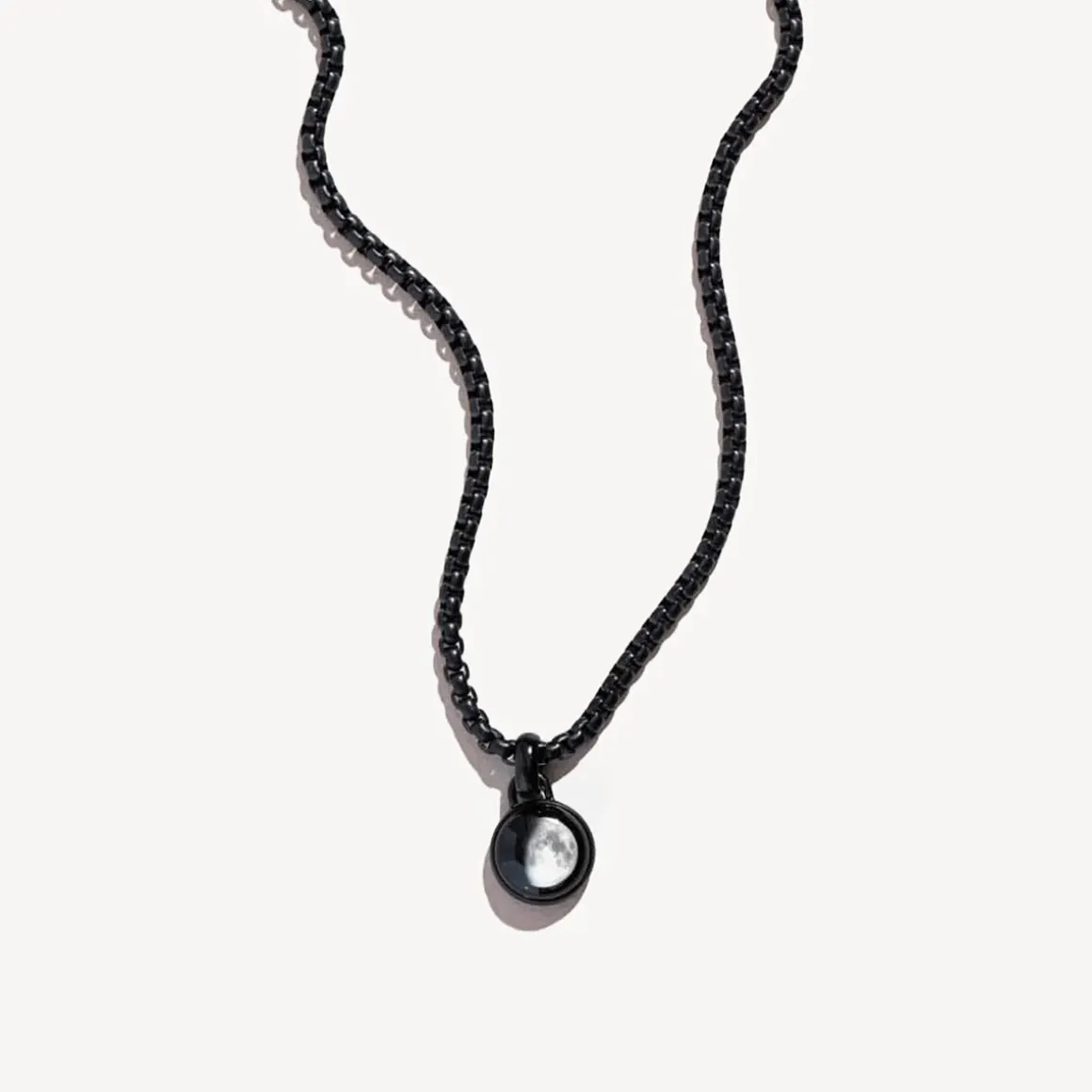 Personalized Engraved Choose Your Moon Phase Orion Necklace