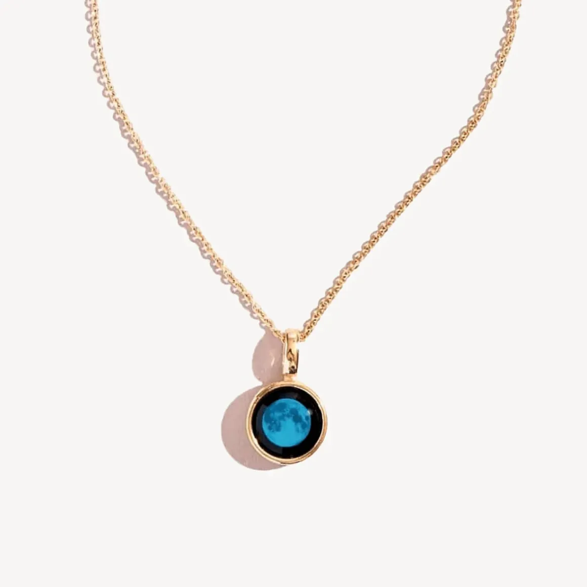 Personalized Engraved Choose Your Moon Phase Sky Light Necklace