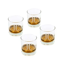 Personalized Engraved Whiskey Glasses (Set of 4)