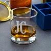 Personalized Whiskey Glasses and Ice Mold Gift Set