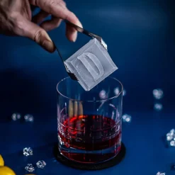 Personalized Whiskey Glasses and Ice Mold Gift Set